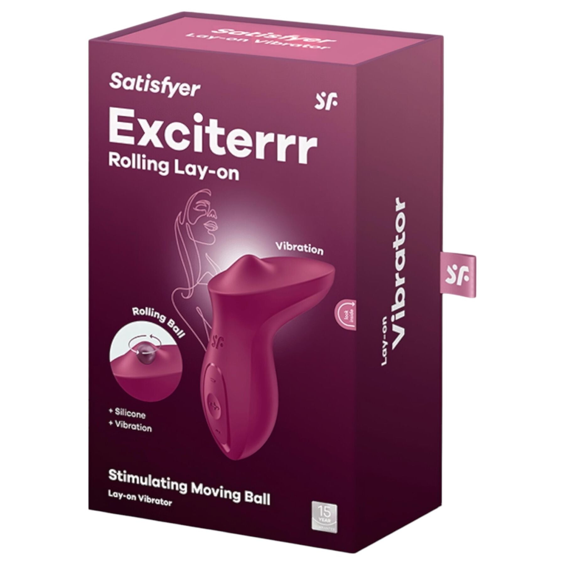 Вібратор для клітора з перлинною стимуляцією Satisfyer Exciterrr