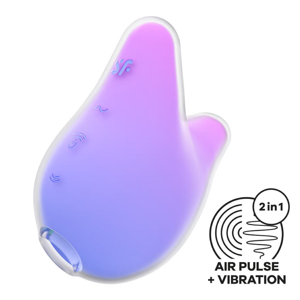 Вакуумний кліторальний стимулятор з вібрацією Satisfyer Mermaid Vibes