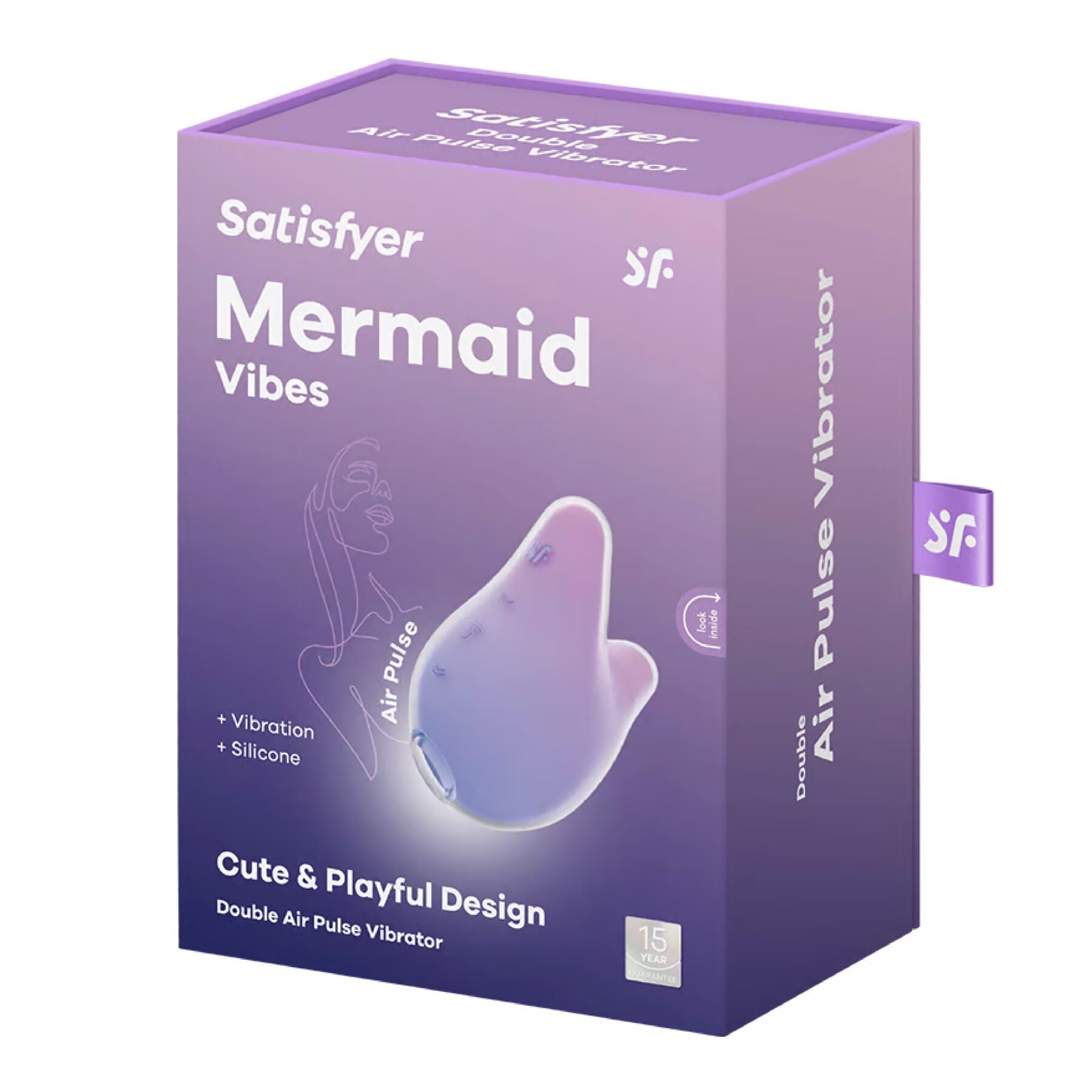Вакуумний кліторальний стимулятор з вібрацією Satisfyer Mermaid Vibes