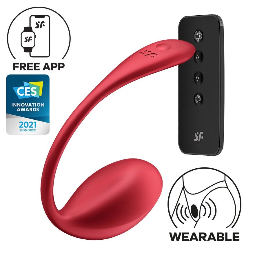 Смарт-віброяйце Satisfyer Shiny Petal Connect App