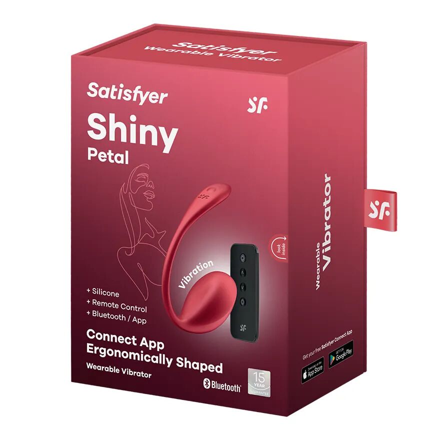 Смарт-віброяйце Satisfyer Shiny Petal Connect App