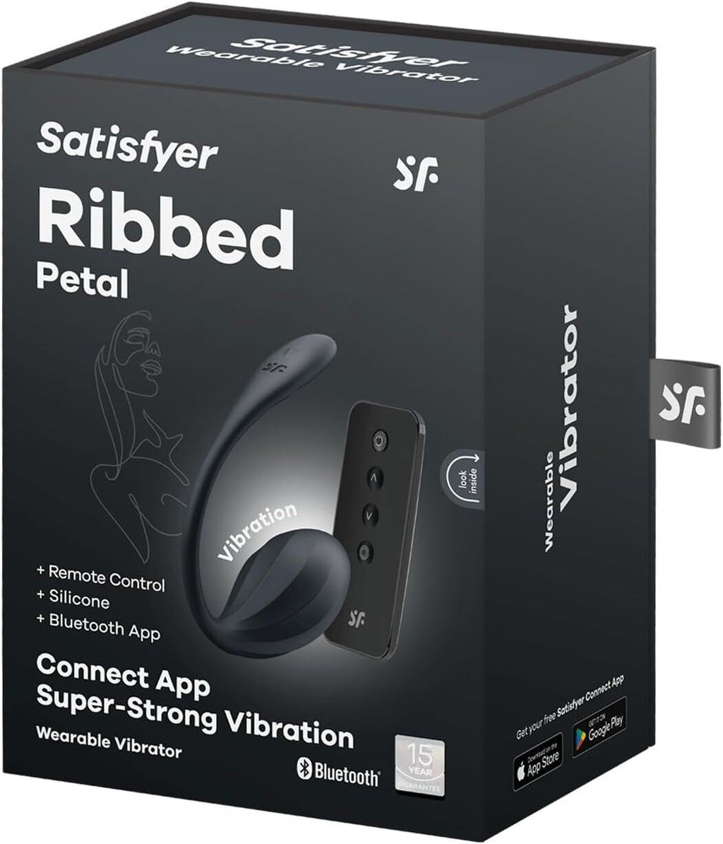 Смарт-віброяйце Satisfyer Ribbed Petal Connect App