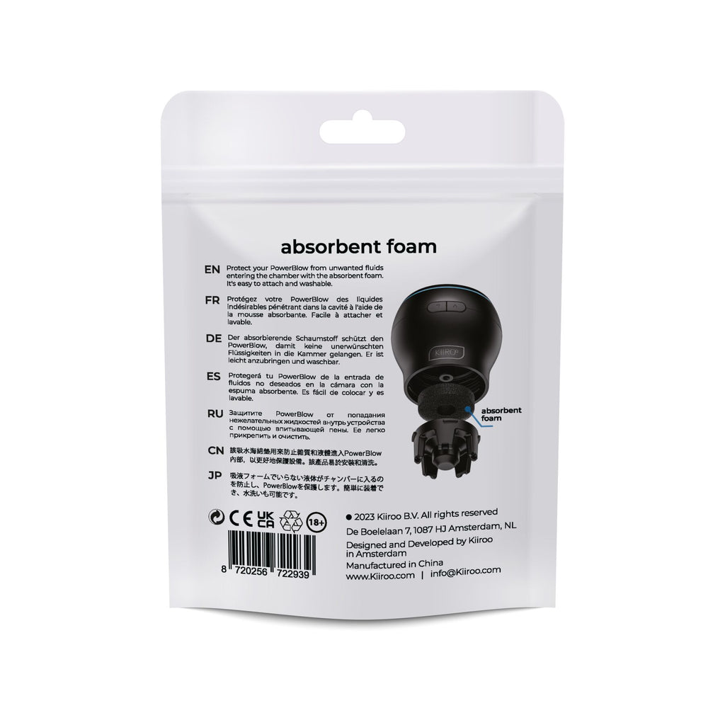 Поглинальна губка Kiiroo Powerblow Absorbent Foam