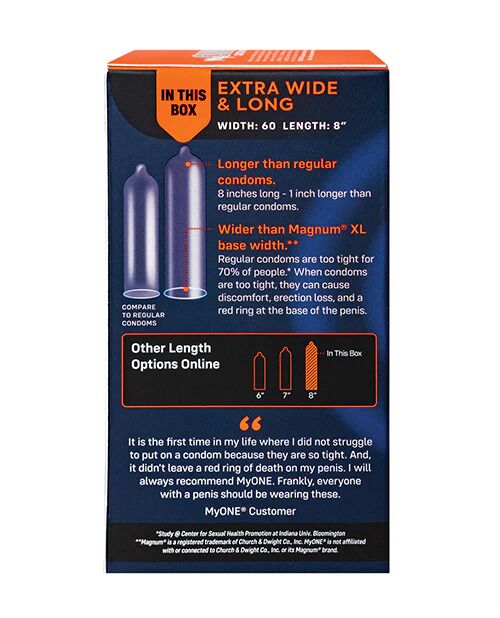 Презервативи ONE Extra Wide & Long