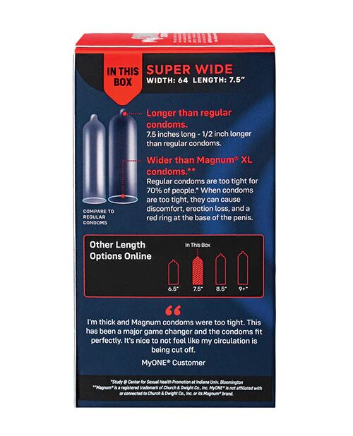 Презервативи ONE Super Wide