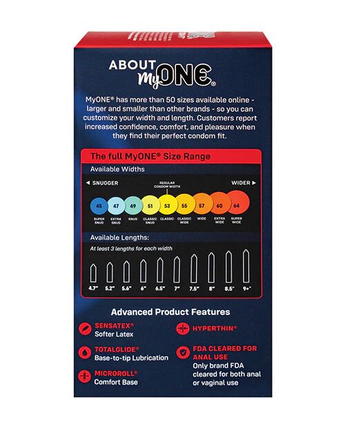 Презервативи ONE Super Wide & Long
