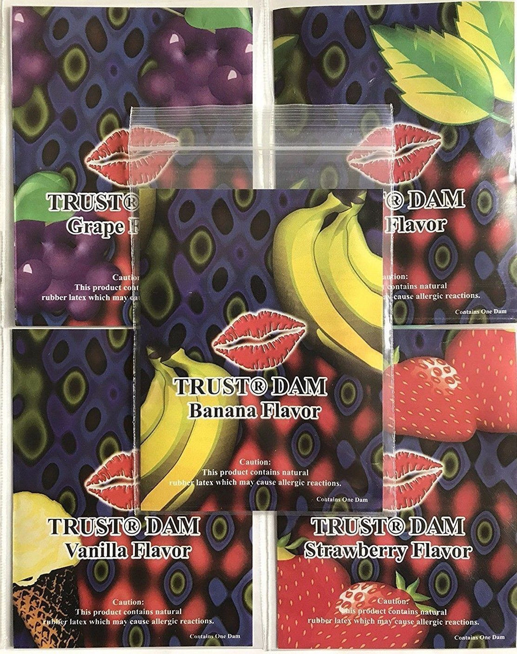 латексних серветок latex dental dams assorted