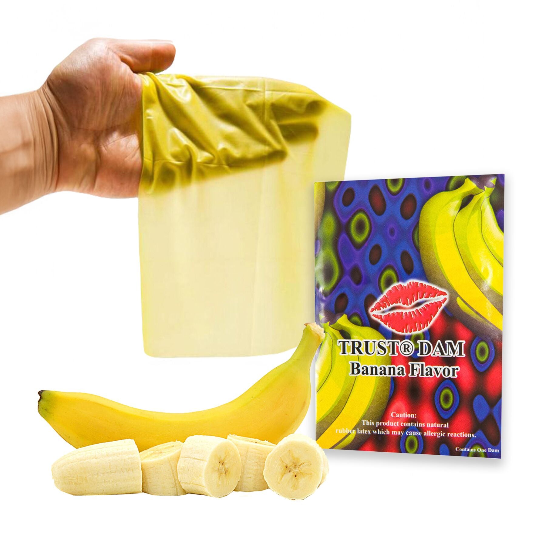 латексна серветка latex dental dams banana