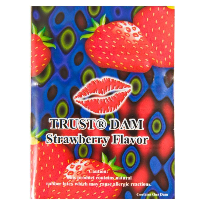 латексна серветка latex dental dams strawberry