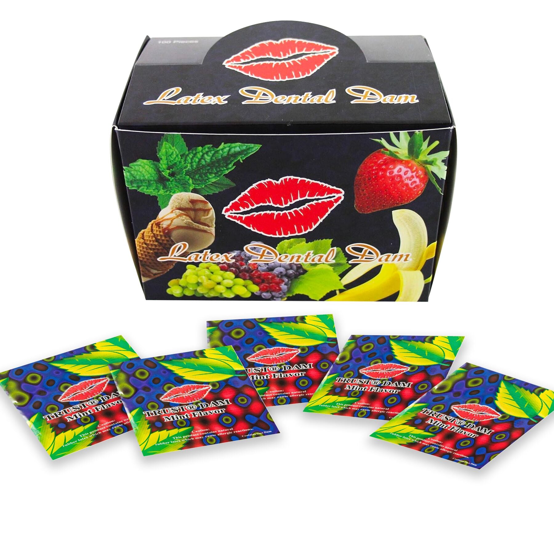 латексних серветок latex dental dams mint