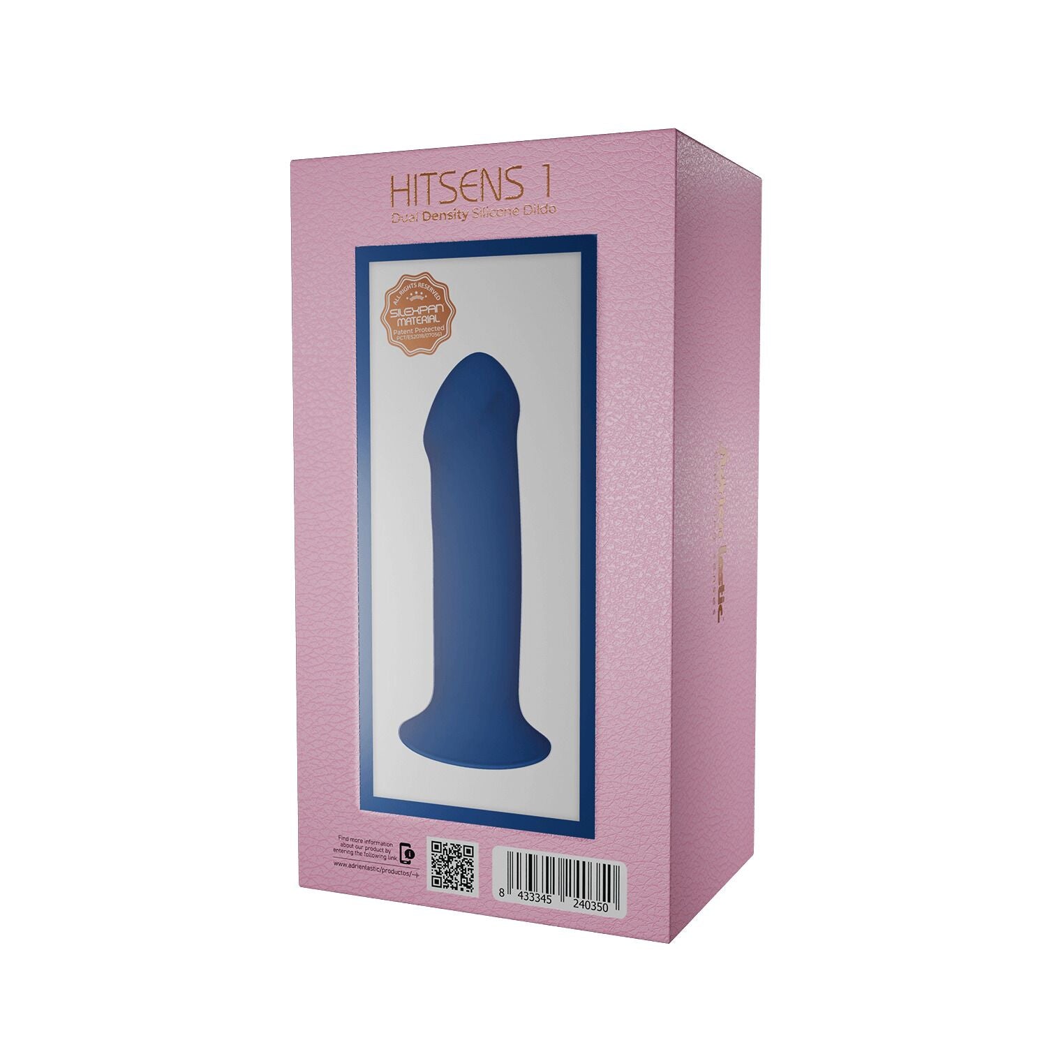 Двошаровий дилдо Adrien Lastic Hitsens 1