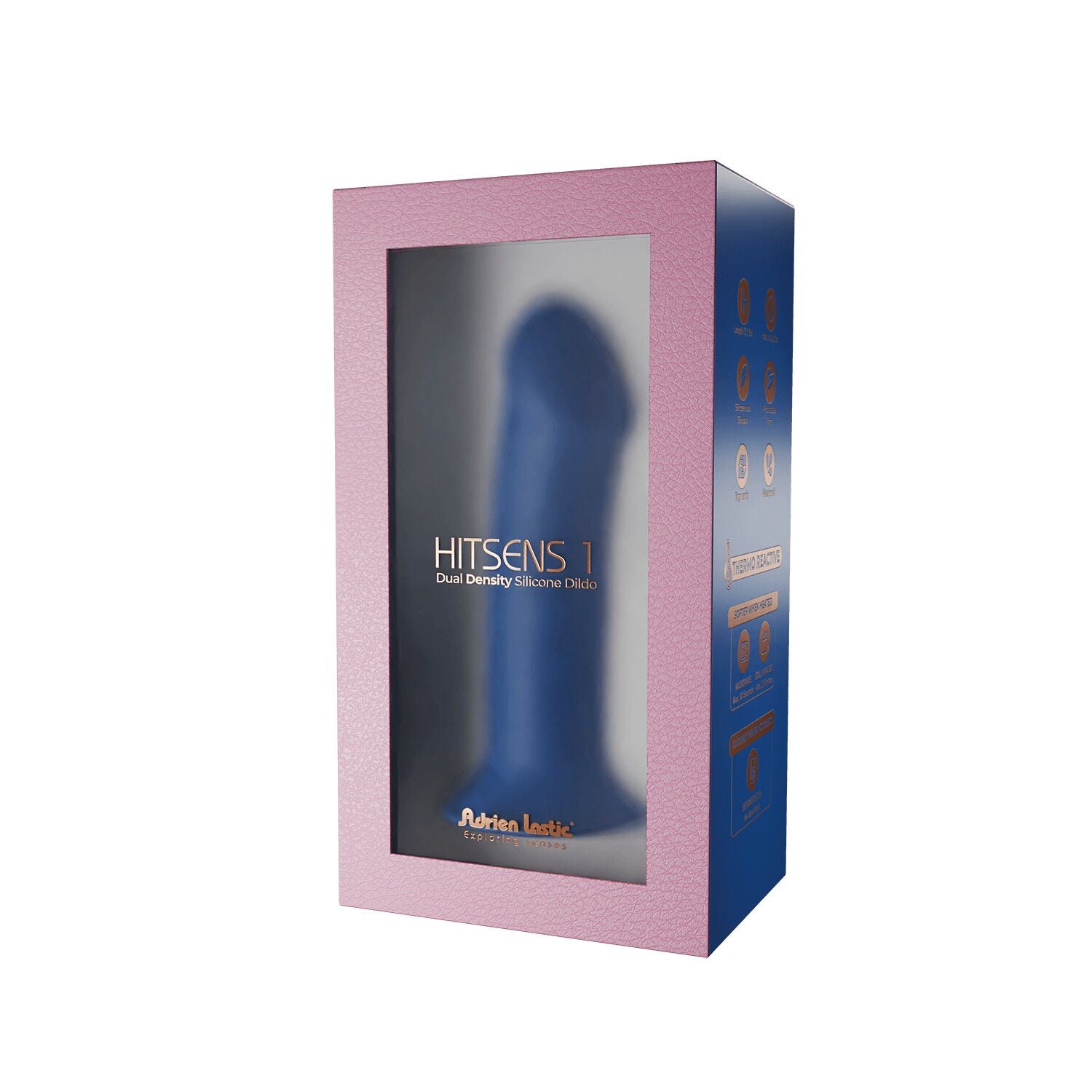Двошаровий дилдо Adrien Lastic Hitsens 1
