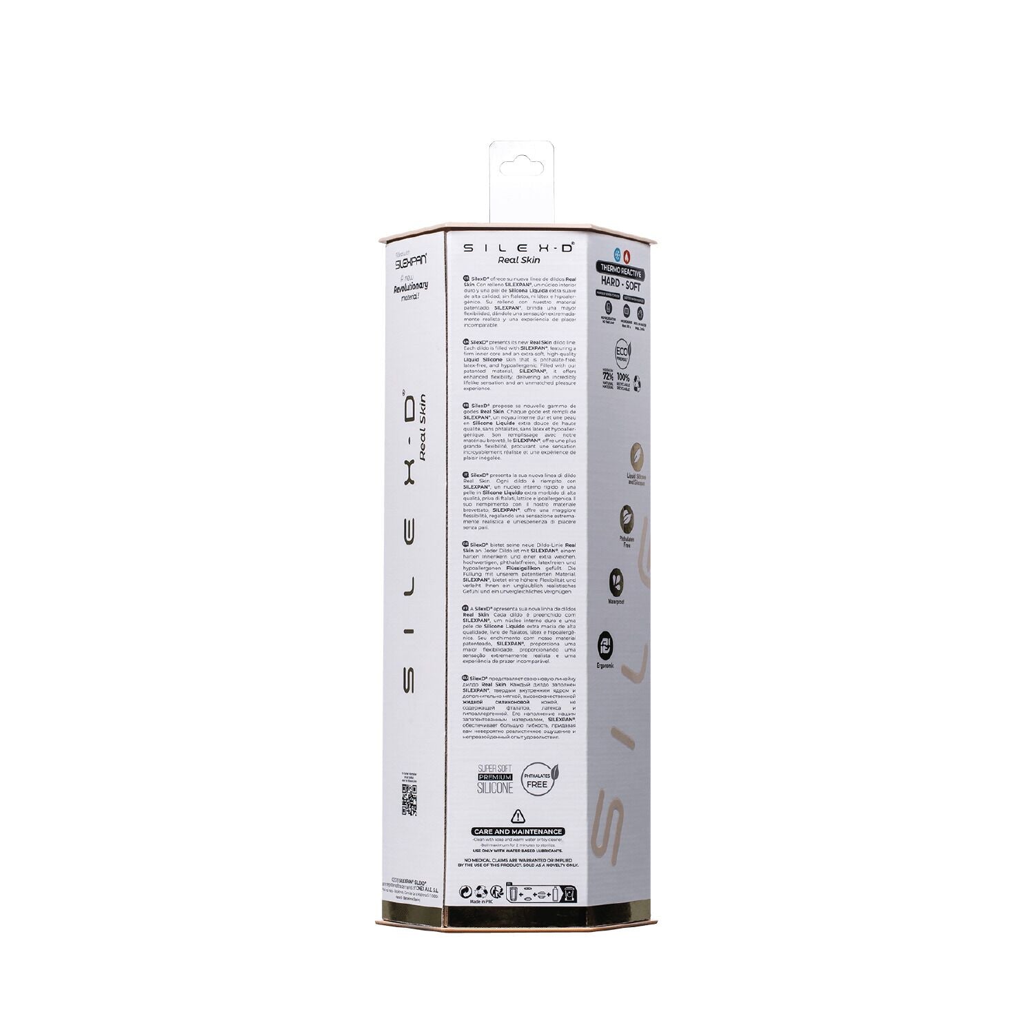 Фалоімітатор SilexD Vetus Real Skin Flesh 8in MODEL 1 суперсофт-силікон+Silexpan