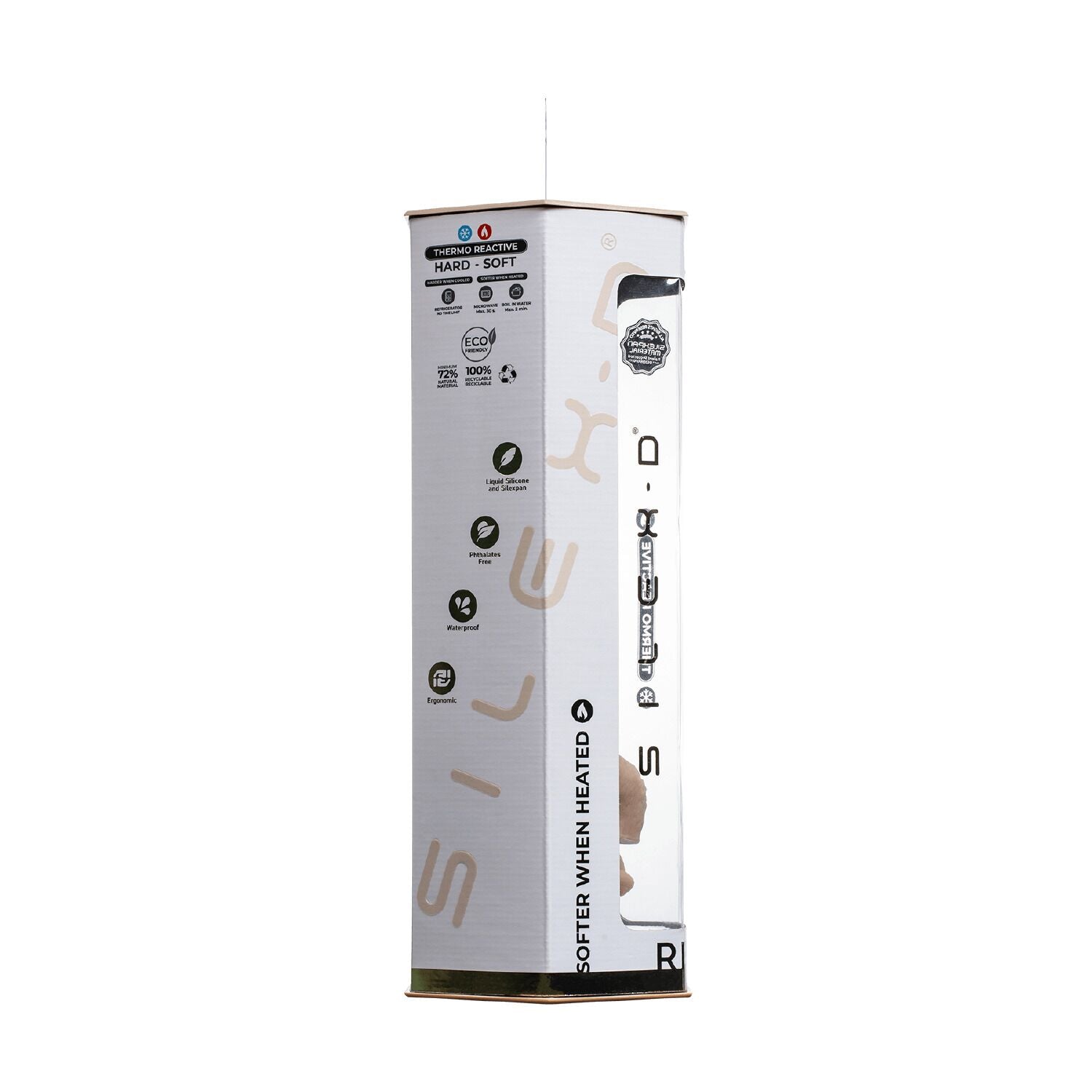Фалоімітатор SilexD Vetus Real Skin Flesh 8in MODEL 1 суперсофт-силікон+Silexpan