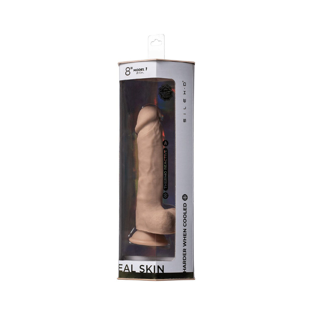 Фалоімітатор SilexD Vetus Real Skin Flesh 8in MODEL 1 суперсофт-силікон+Silexpan