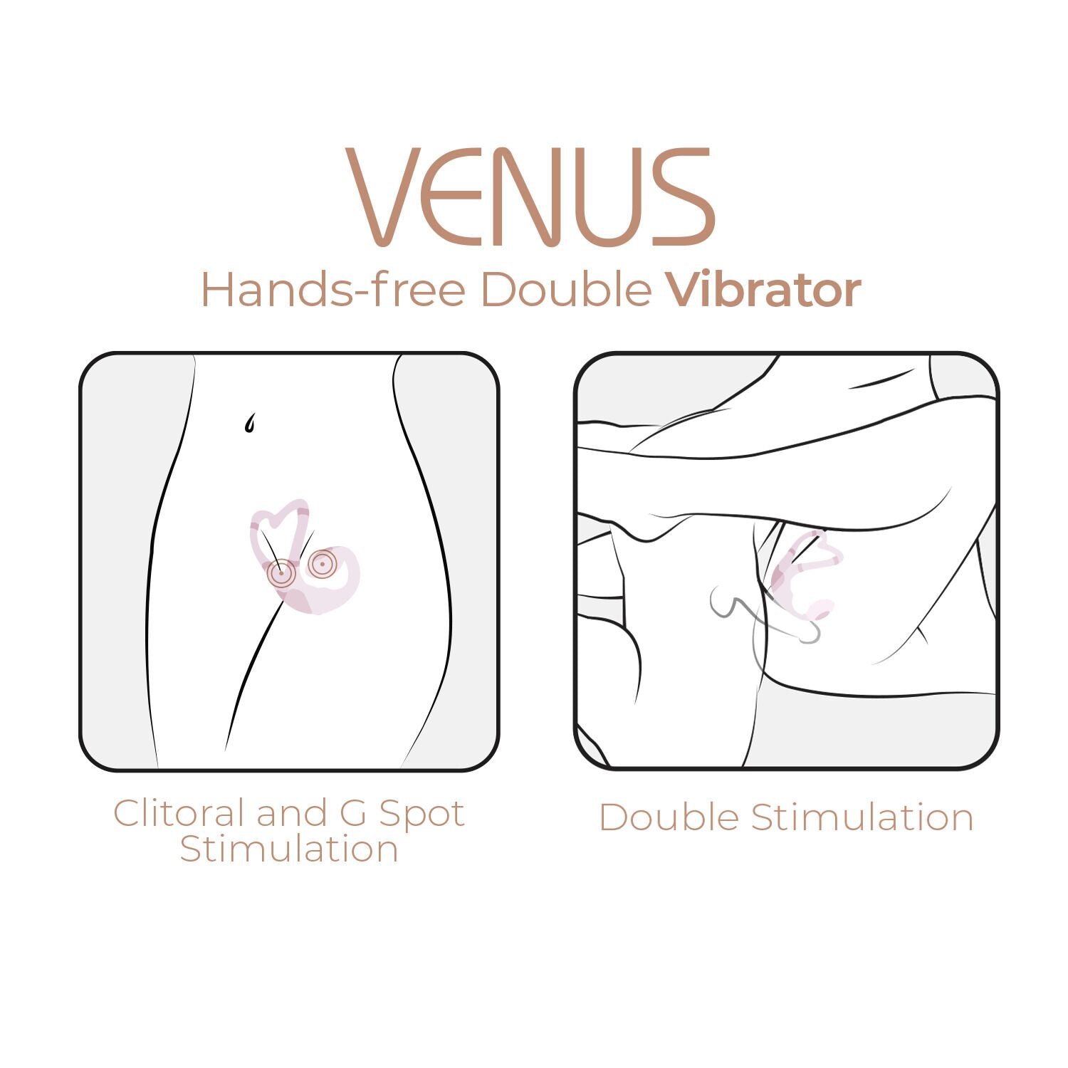 Смарт-вібратор для пар Adrien Lastic Venus + APP