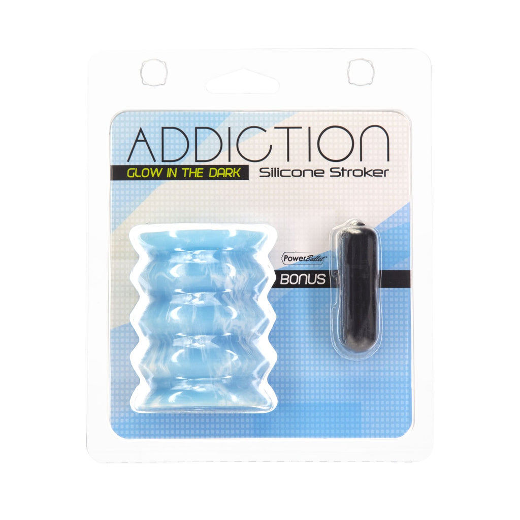 Мастурбатор ADDICTION Silicone Reversible Stroker - Glow in the Dark