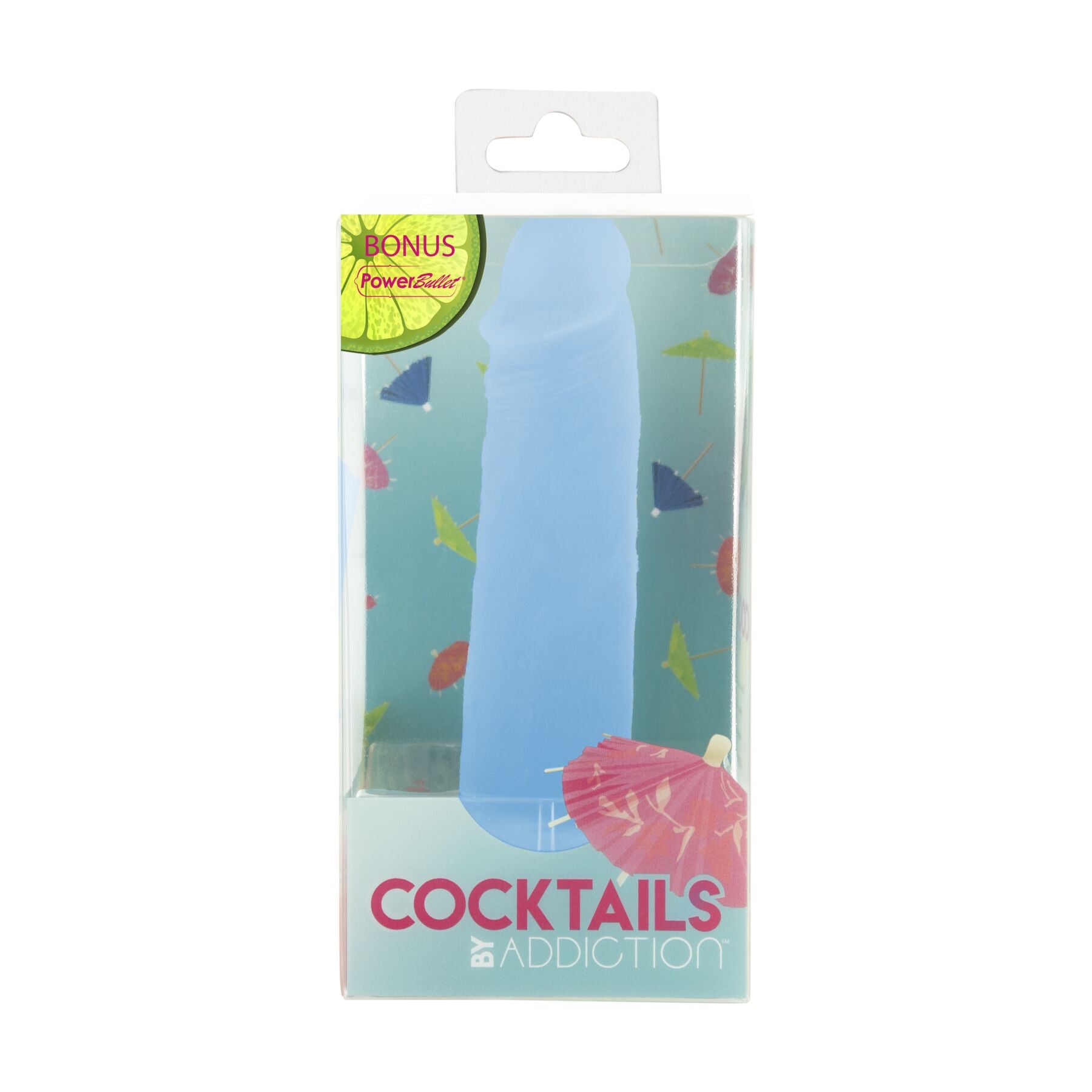Фалоімітатор на присосці Cocktails by Addiction Blue Lagoon