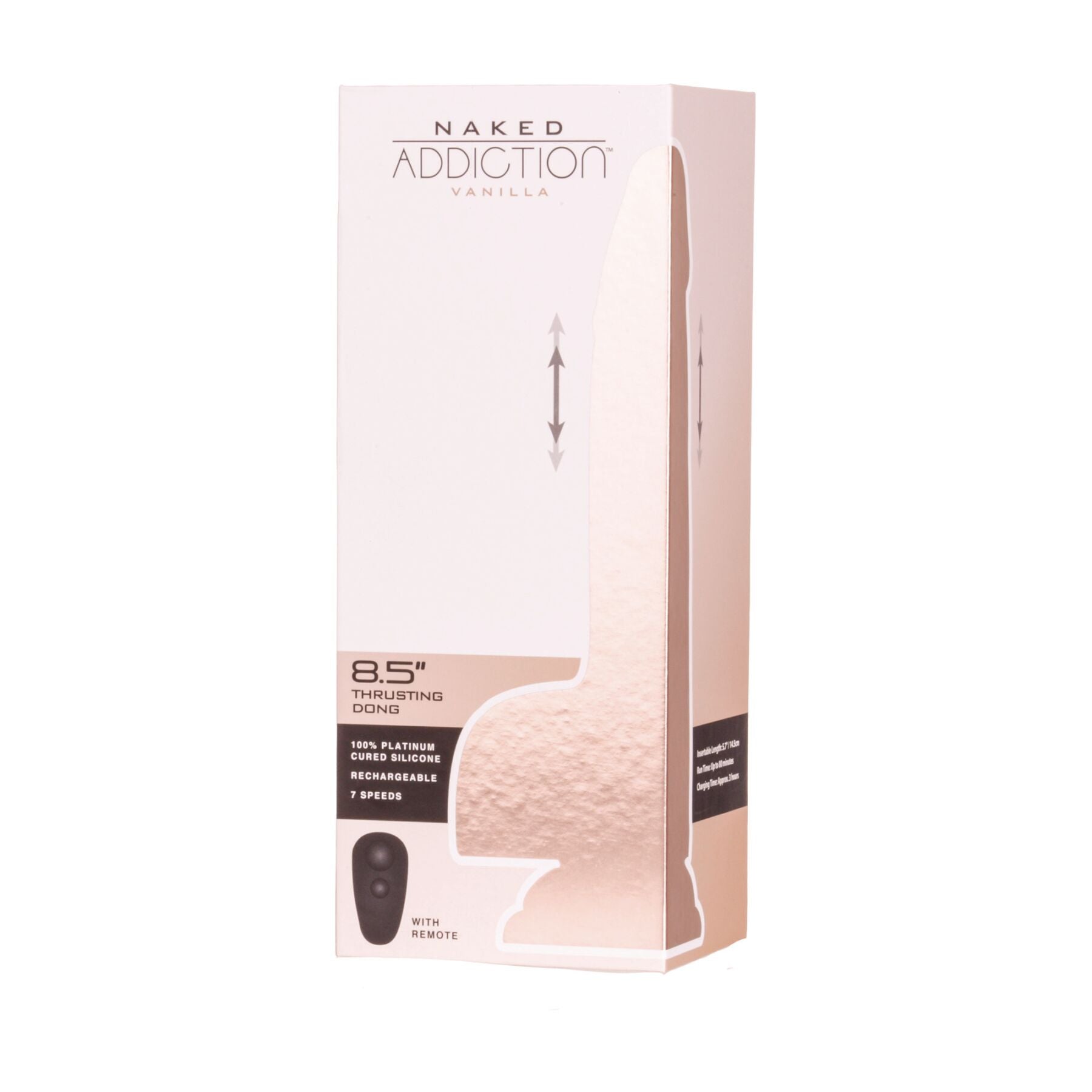 Фалоімітатор із пульсацією Addiction Naked Addiction 8.5 Thruster