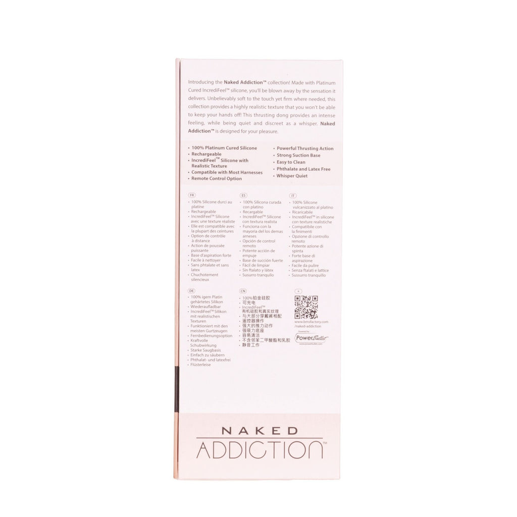 Фалоімітатор із пульсацією Addiction Naked Addiction 8.5 Thruster
