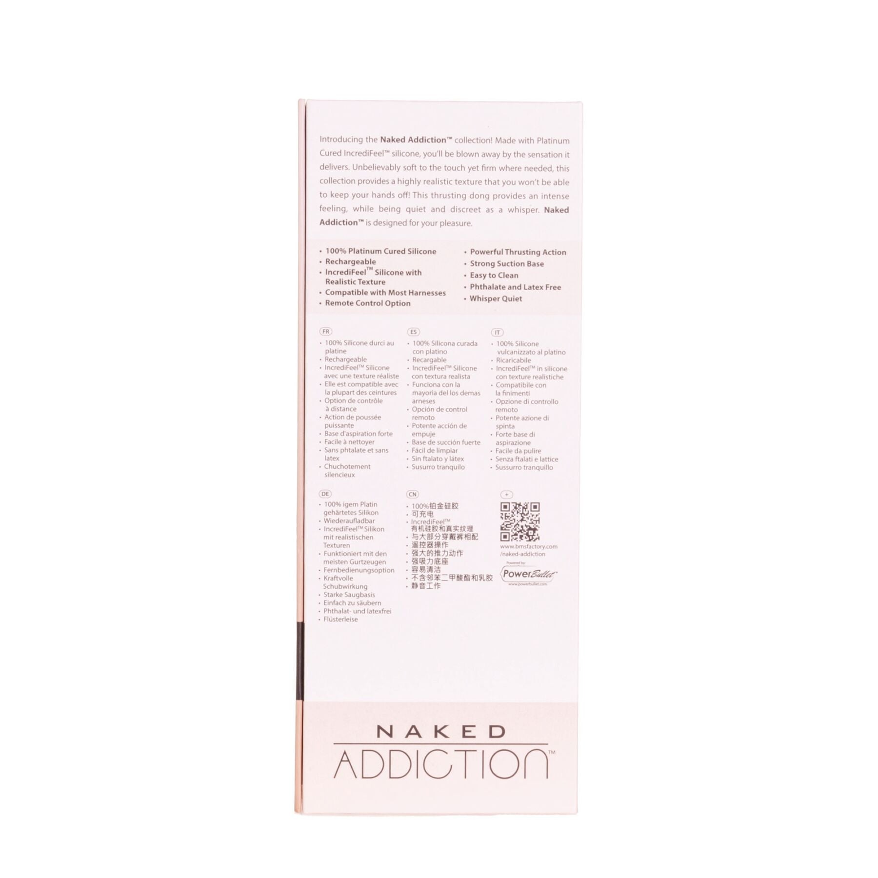 Фалоімітатор із пульсацією Addiction Naked Addiction 8.5 Thruster