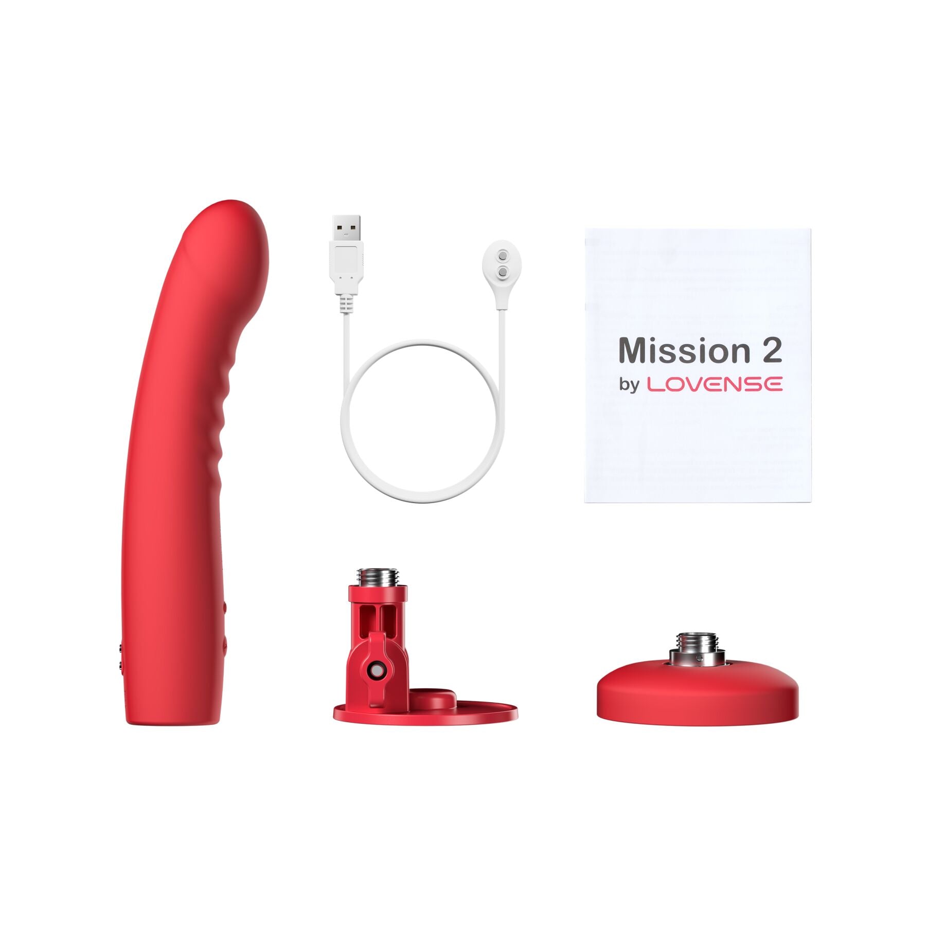 Смарт-міні секс-машина Lovense Mission 2 Vibrating suction cup dildo