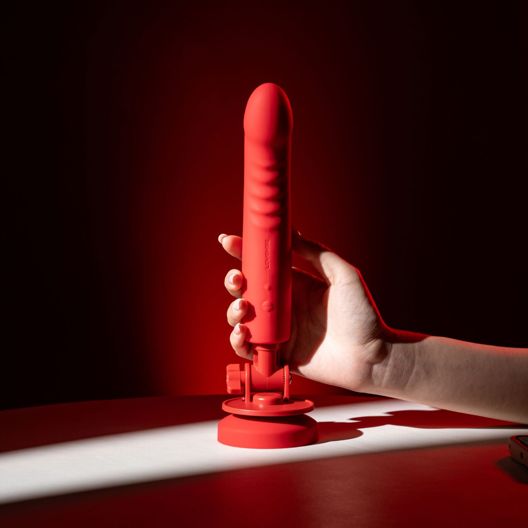 Смарт-міні секс-машина Lovense Mission 2 Vibrating suction cup dildo