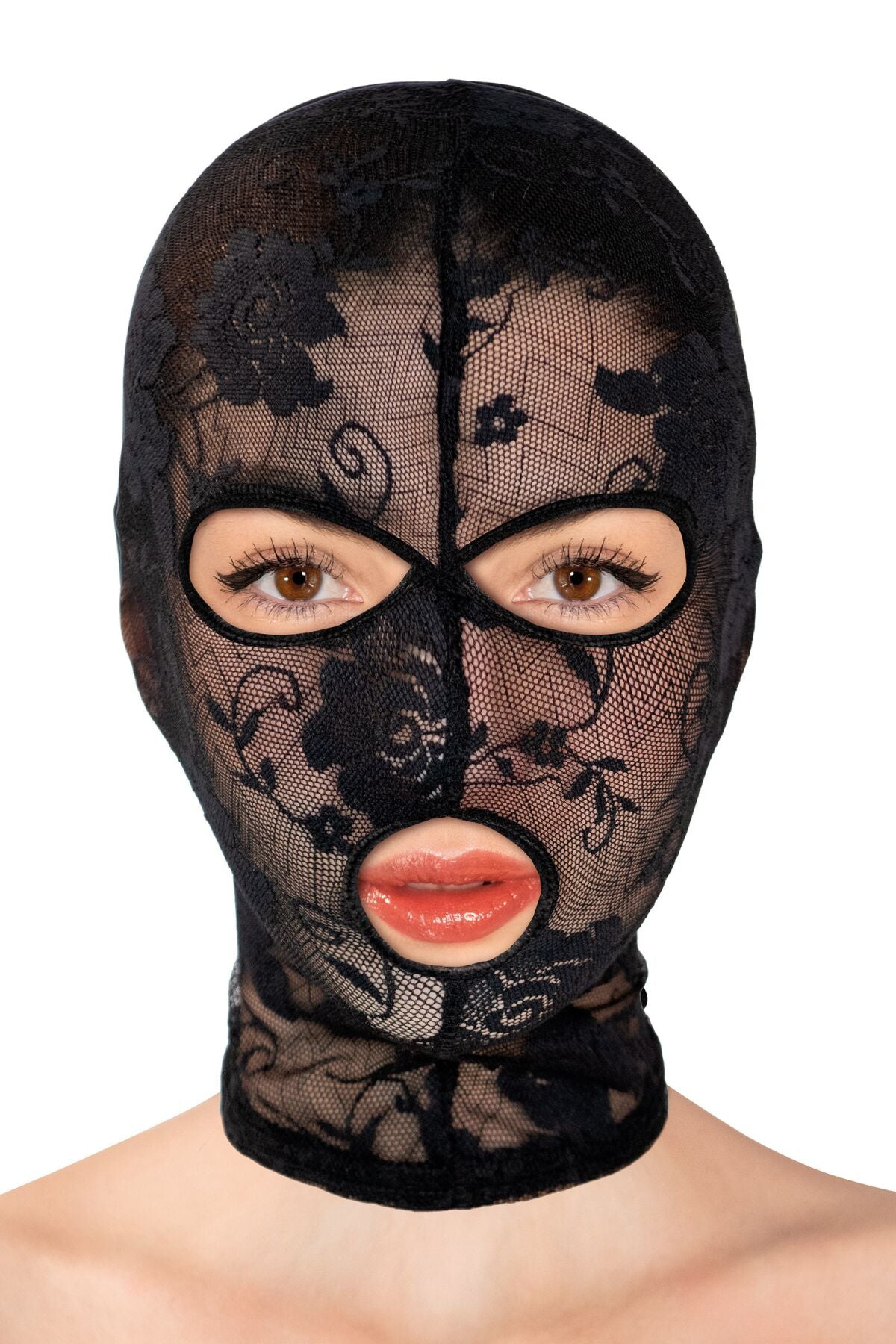 Капюшон Fetish Tentation Patterned Fishnet Hood