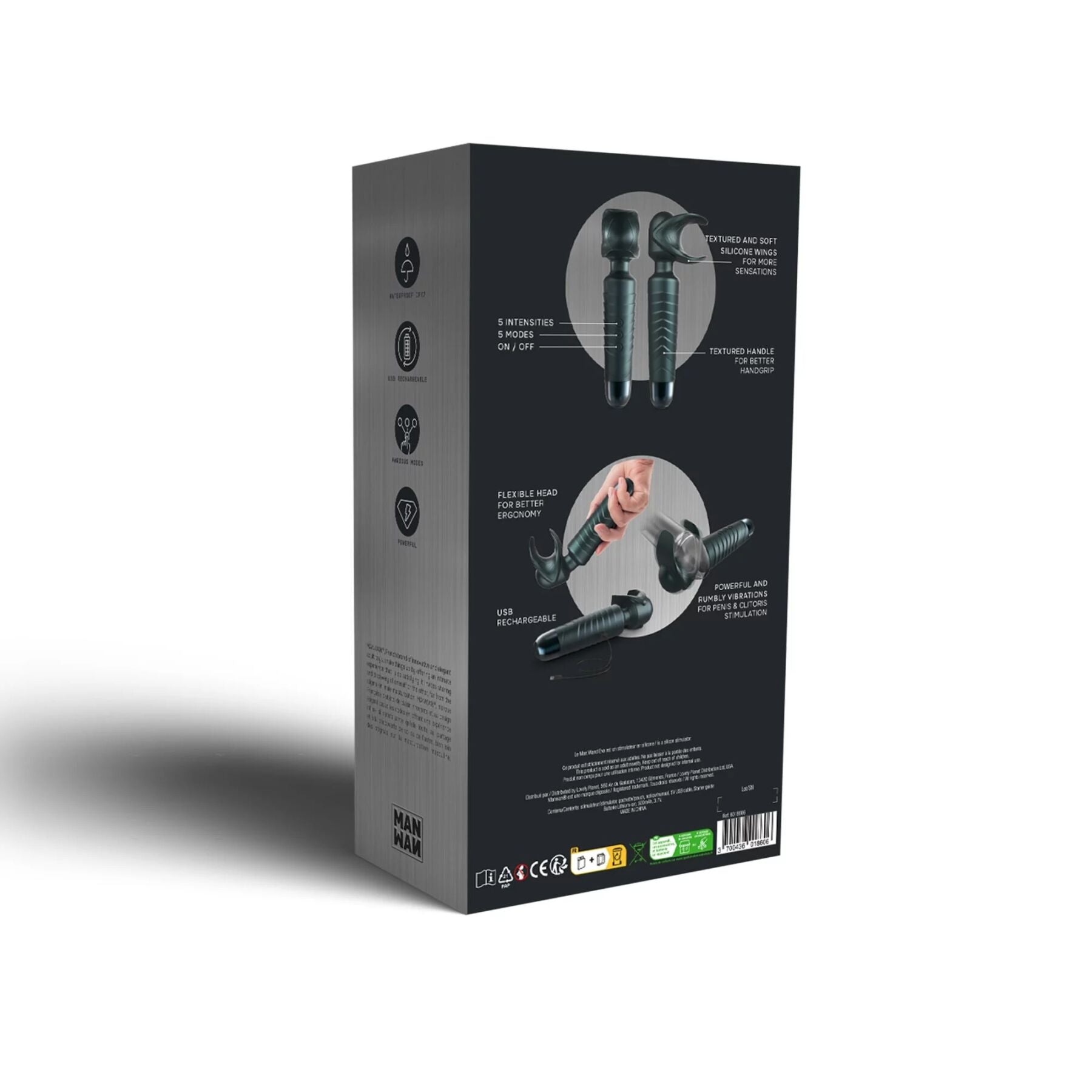 Мастурбатор-вібромасажер Manwan MAN.WAND EVO Pine