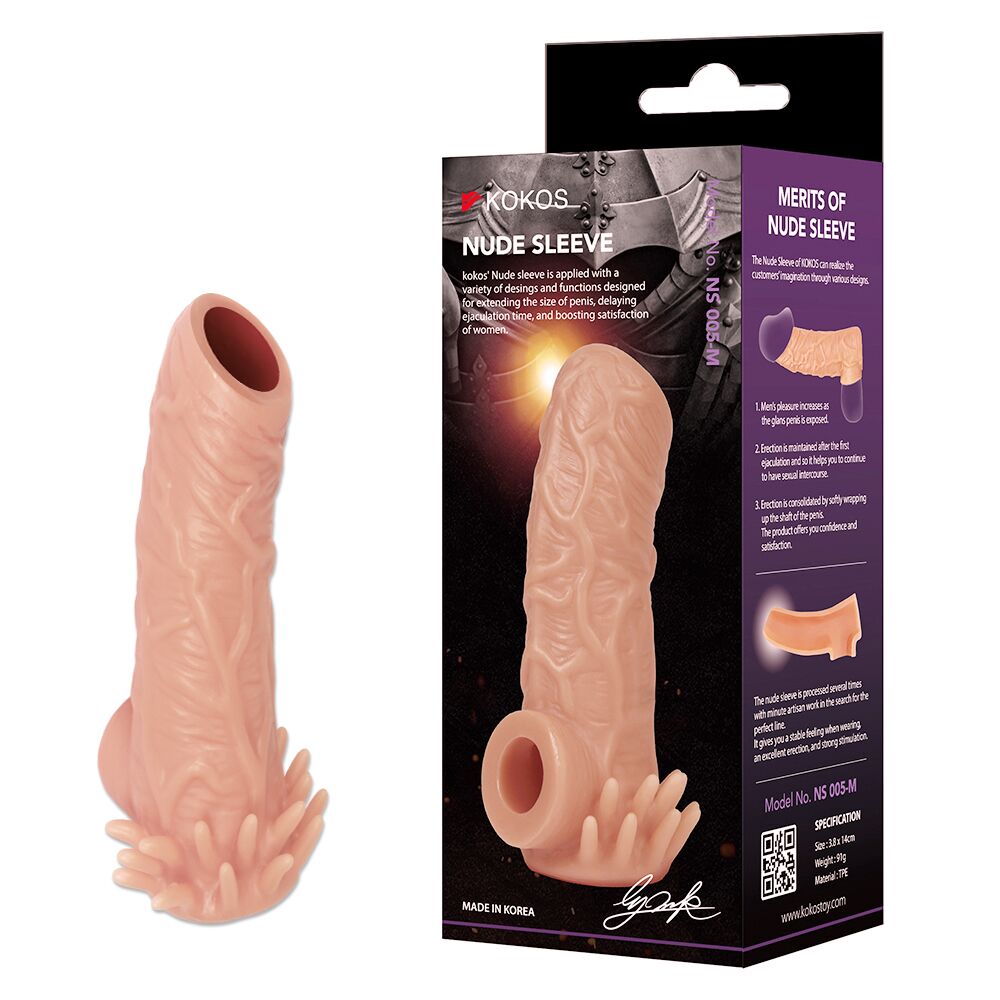 Насадка на член Kokos Nude Sleeve