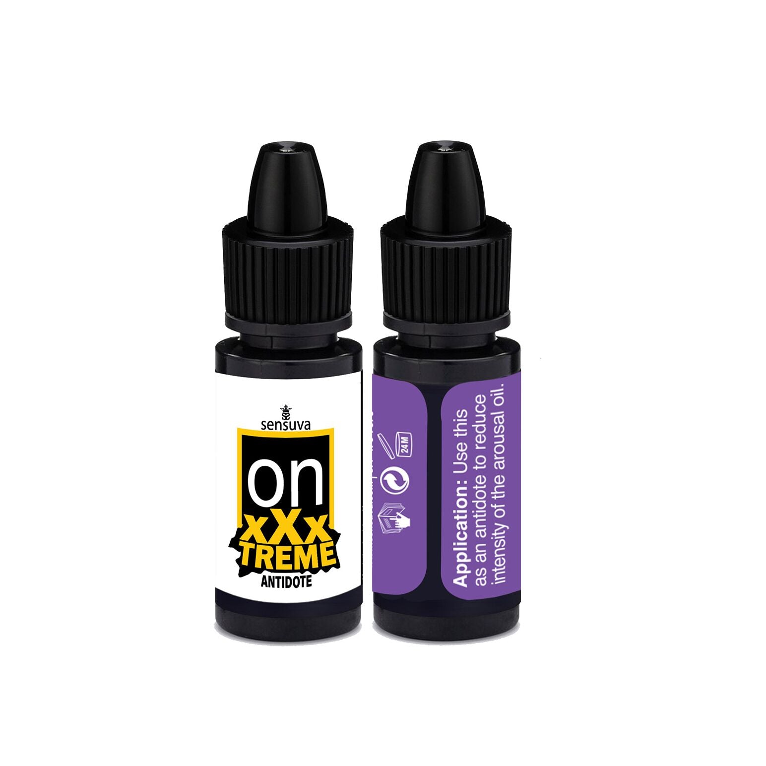 Збуджувальні краплі для клітора Sensuva On xXxTREME Arousal Oil with Antidote + антидот