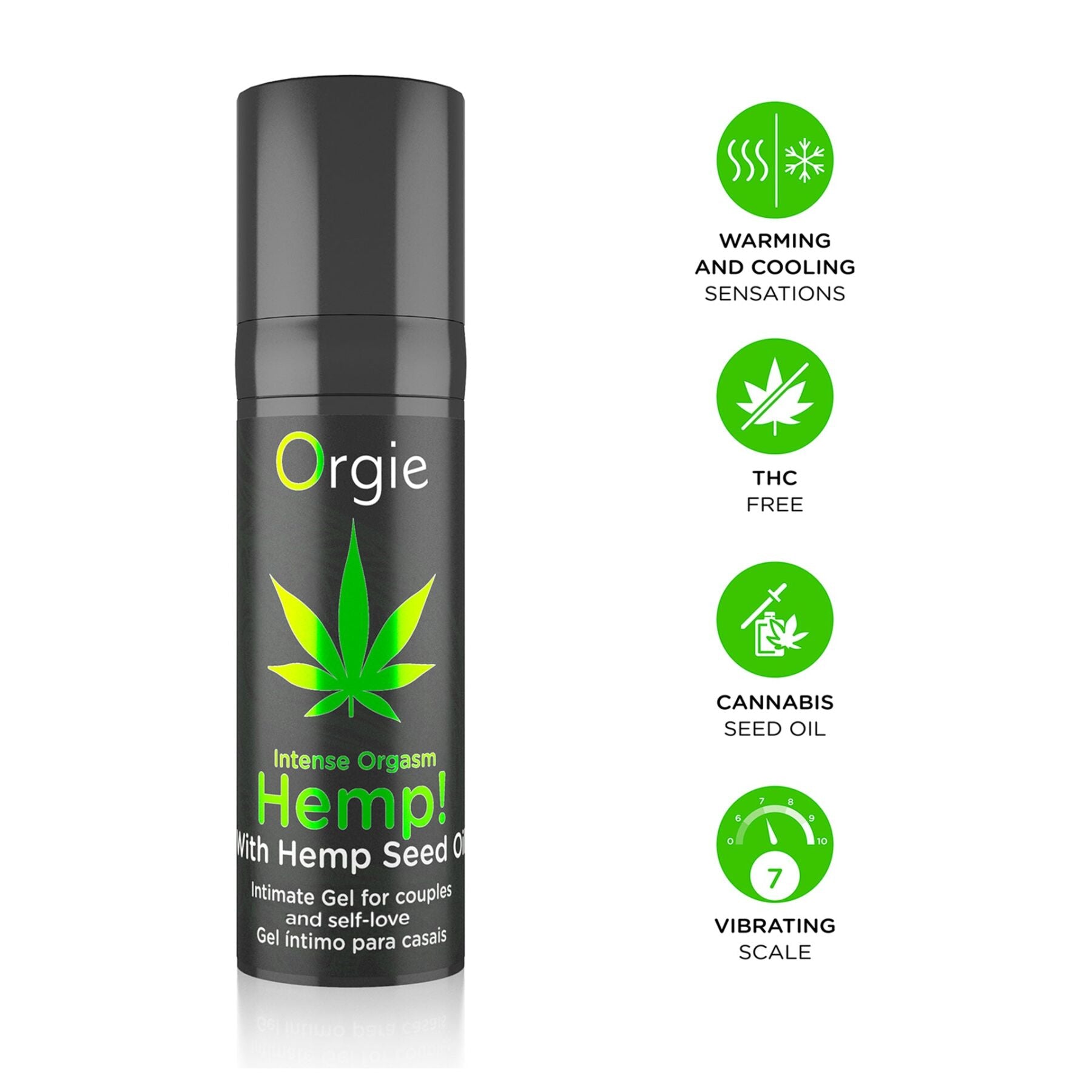 Збуджувальний гель для пар Orgie Hemp! Intense Orgasm