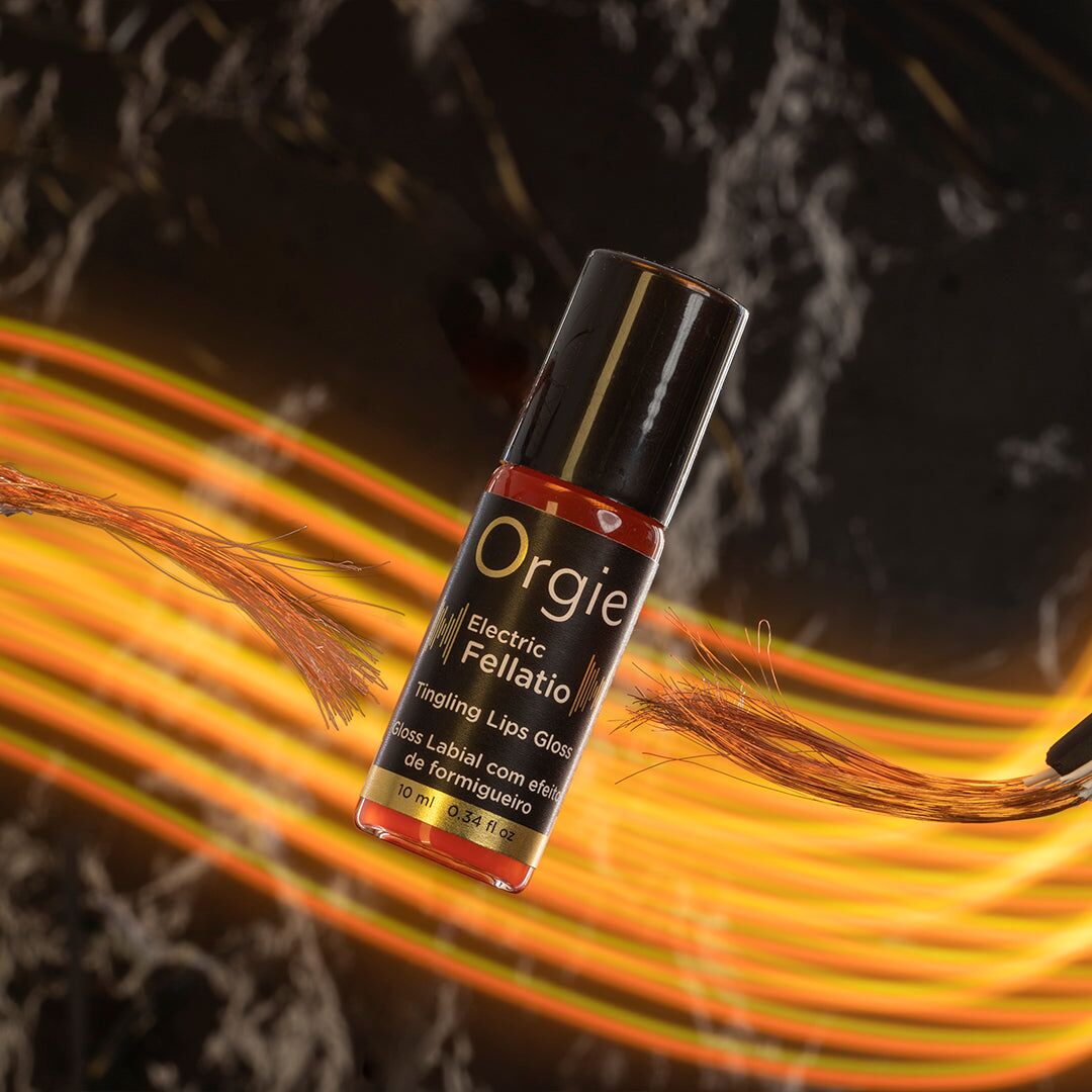 Блиск для губ з ефектом вібрації Orgie Electric Fellatio Lips Gloss