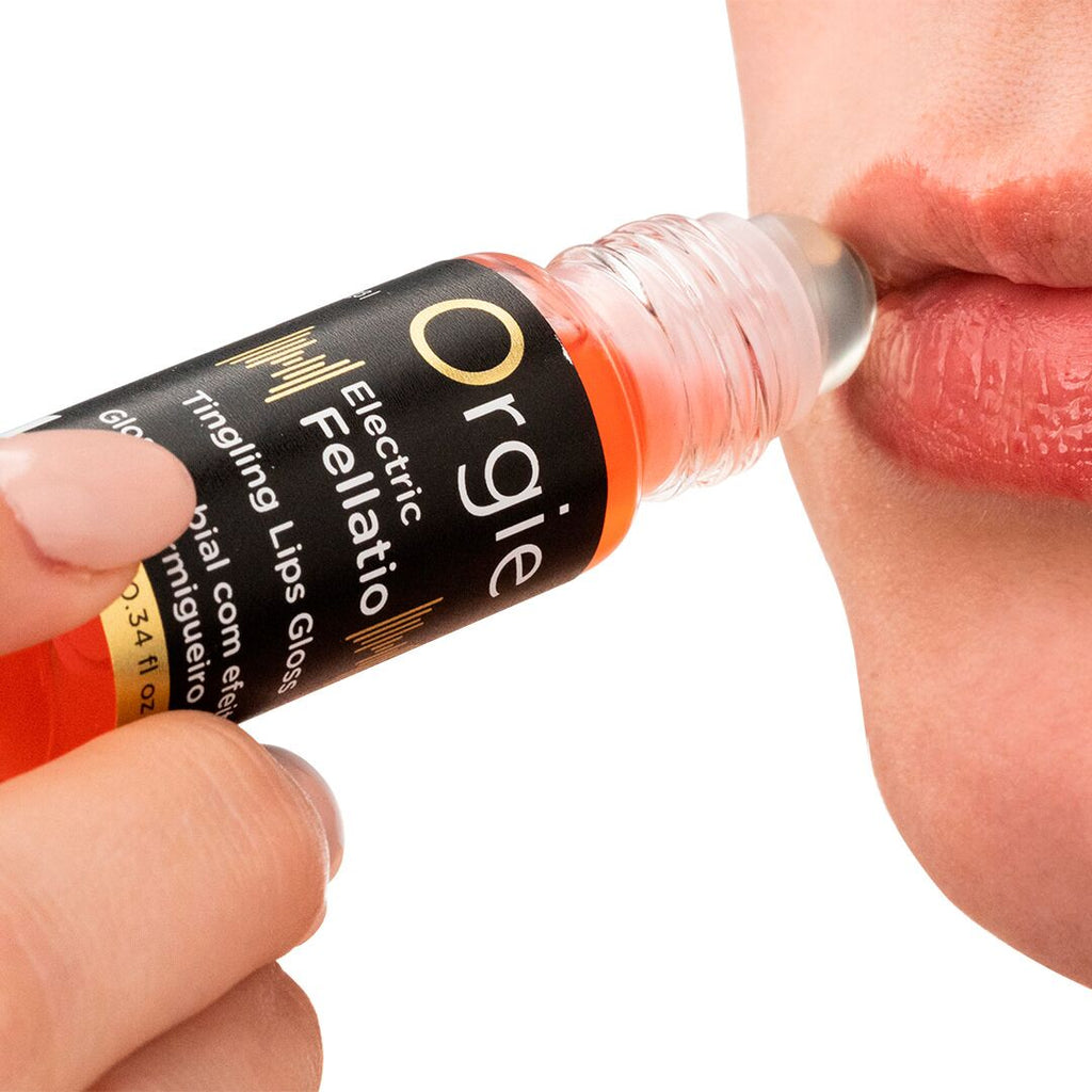 Блиск для губ з ефектом вібрації Orgie Electric Fellatio Lips Gloss