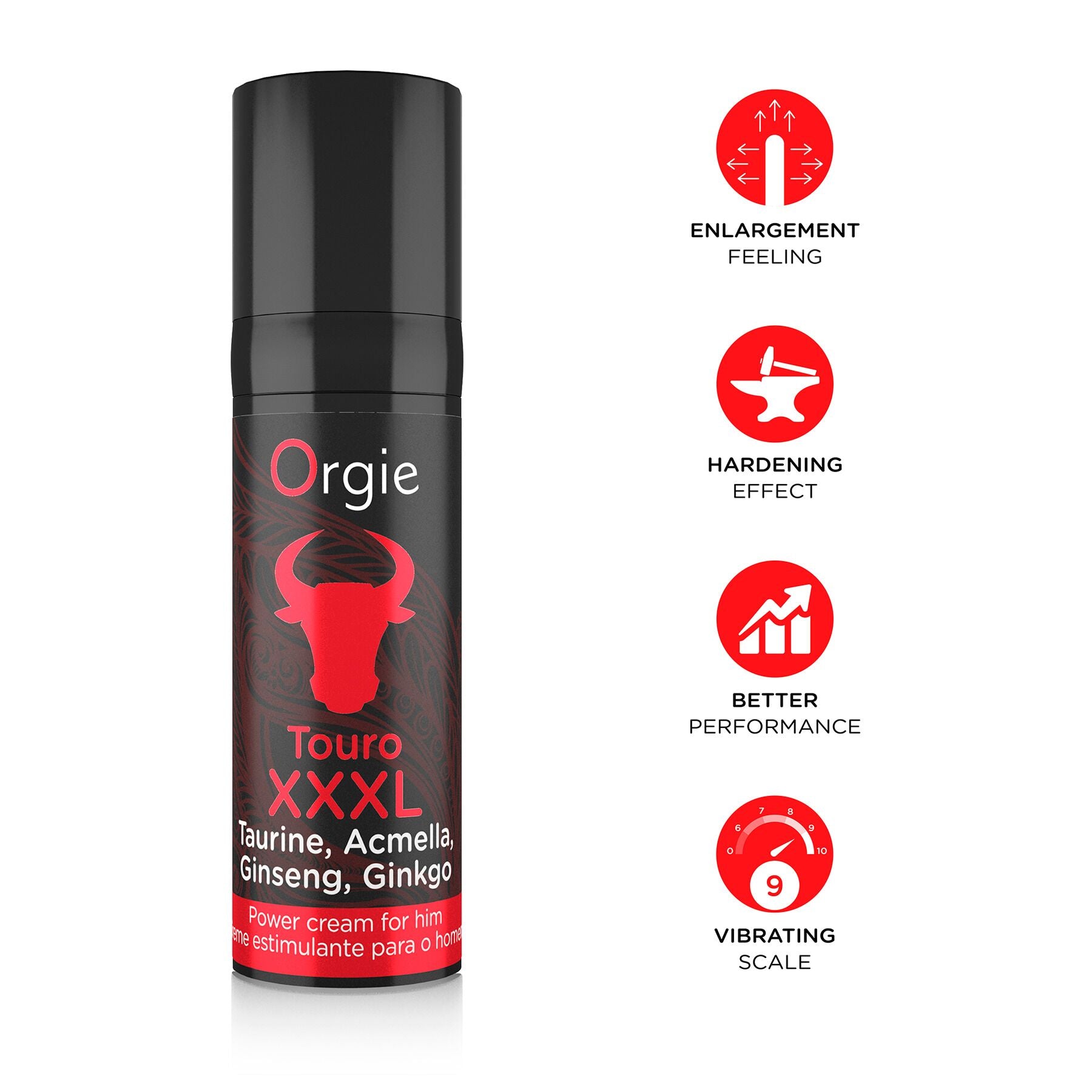 Крем для посилення ерекції Orgie Touro XXXL Power Cream