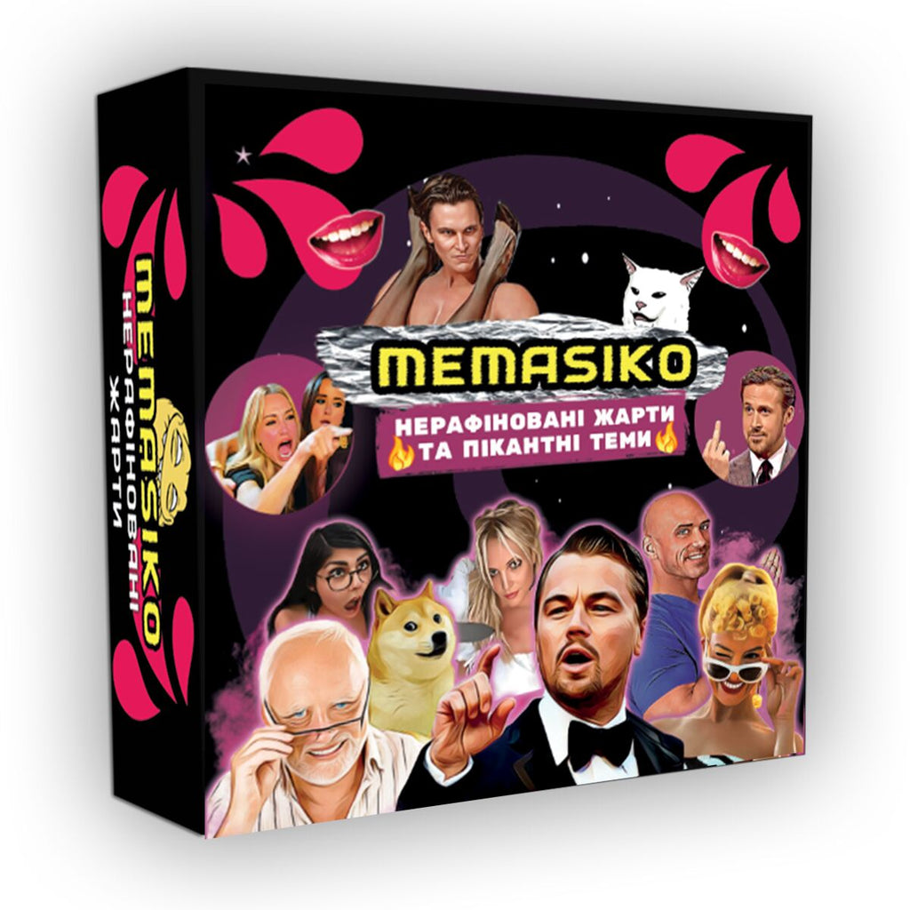 настільна гра memasiko - нерафіновані жарти