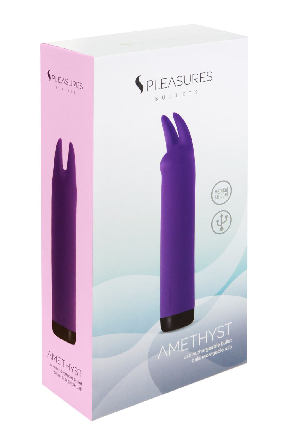 Вібратор S Pleasures Bullets Amethyst
