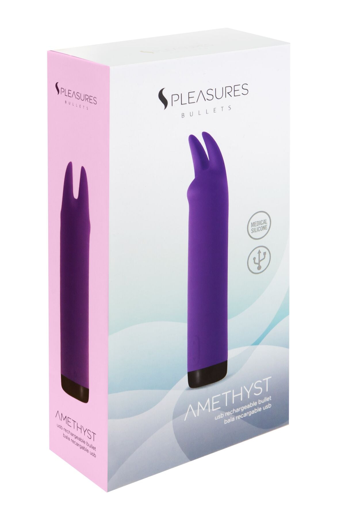 Вібратор S Pleasures Bullets Amethyst
