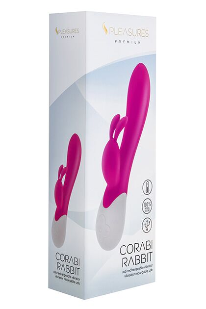 Вібратор-кролик S Pleasures Premium Corabi Rabbit
