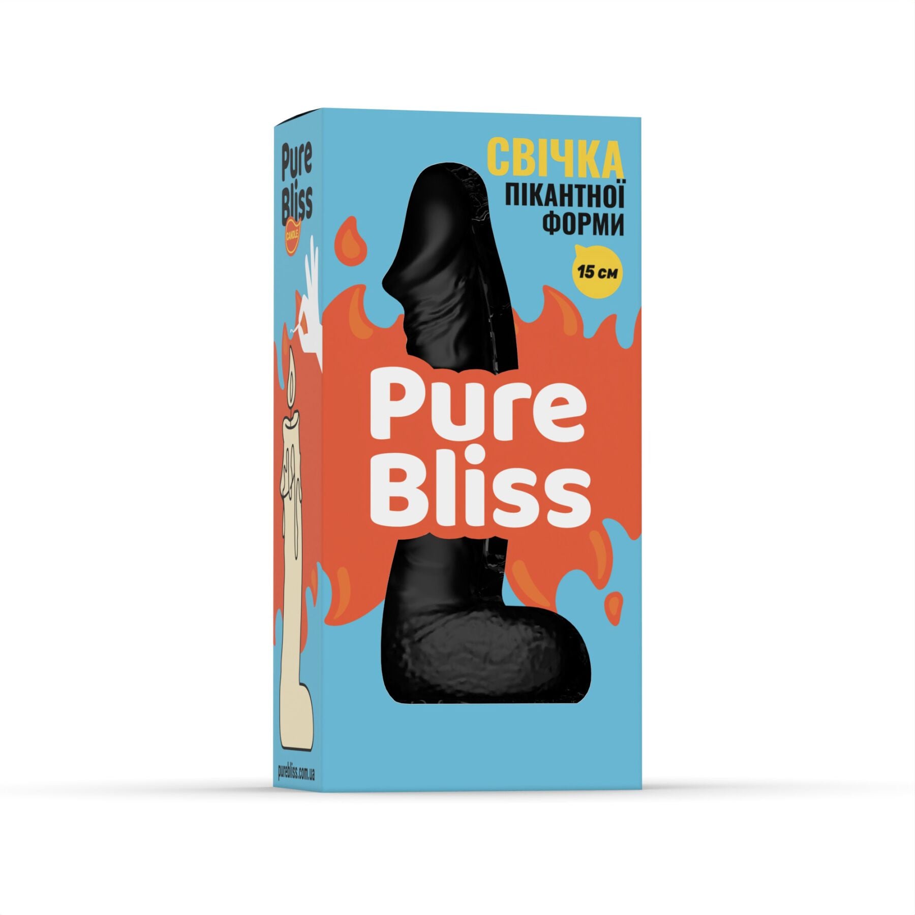 Свічка у формі пеніса Pure Bliss