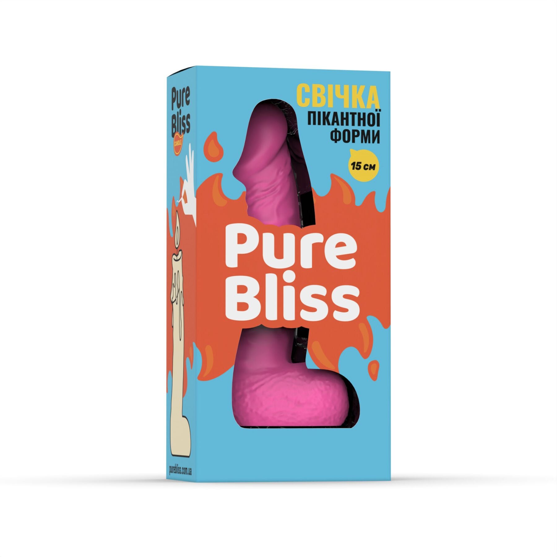 Свічка у формі пеніса Pure Bliss