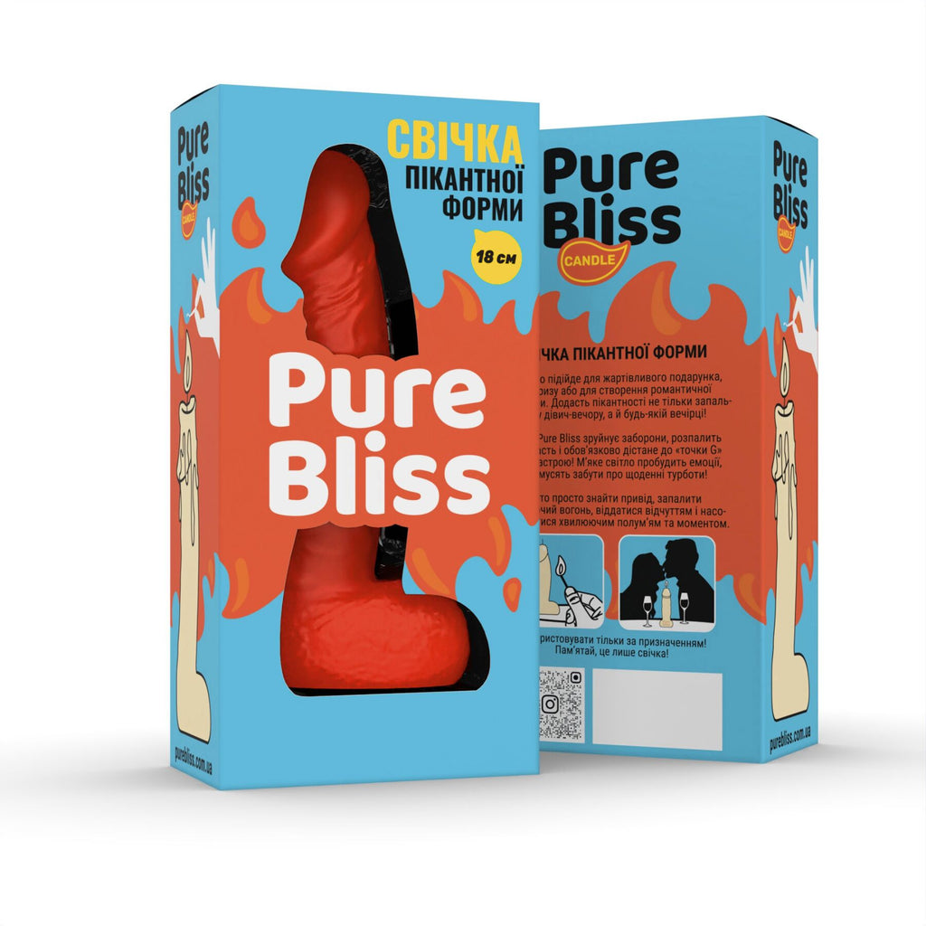 Свічка у формі пеніса Pure Bliss