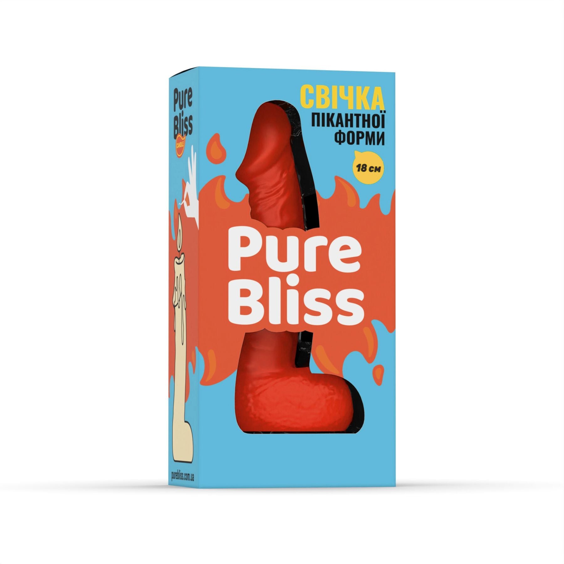 Свічка у формі пеніса Pure Bliss