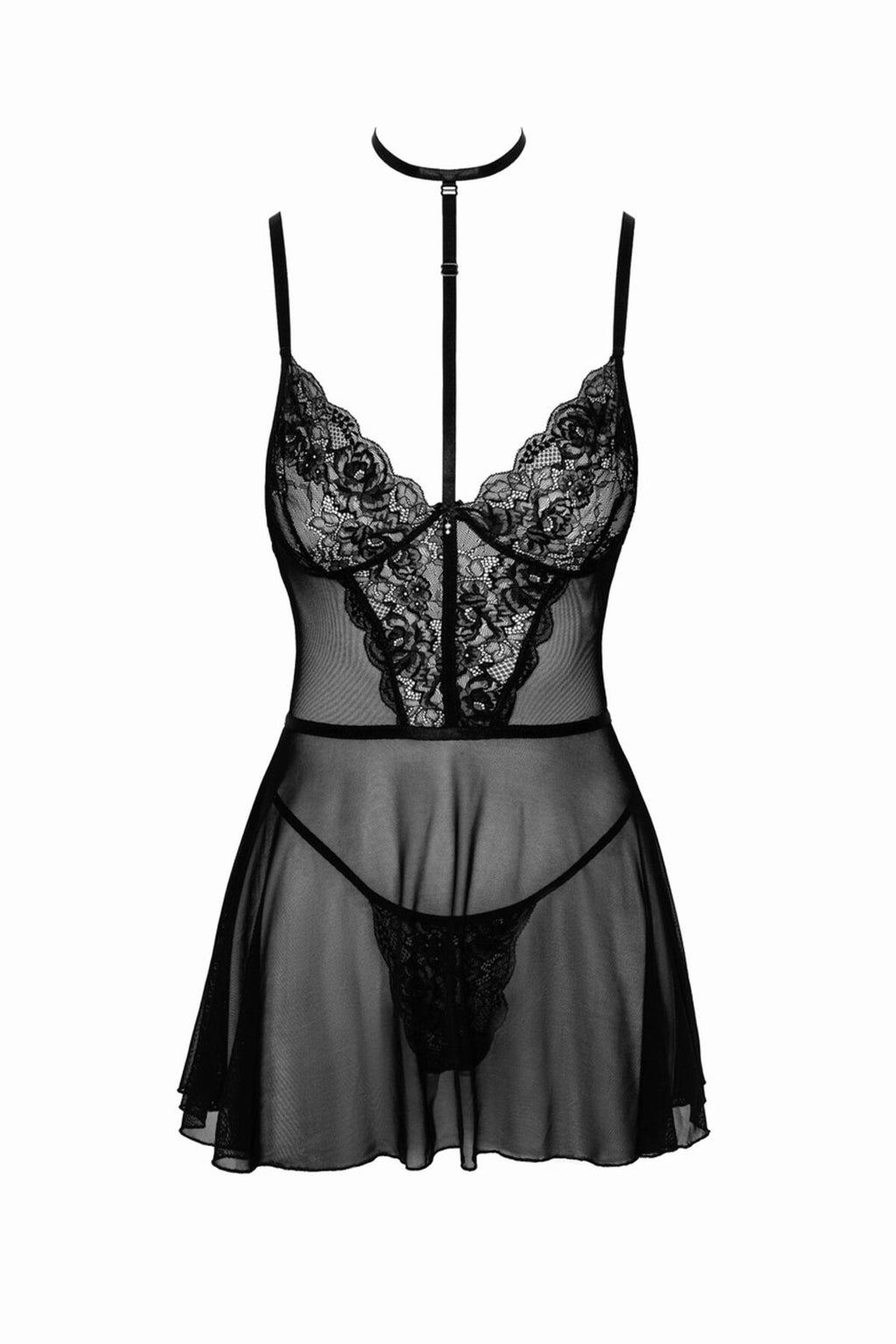 Бебі-дол Kissable First Kiss Babydoll Noir Handmade