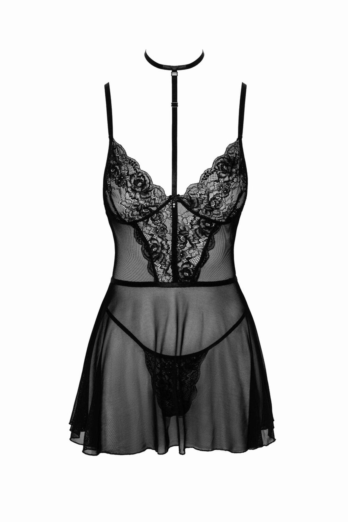 Бебі-дол Kissable First Kiss Babydoll Noir Handmade