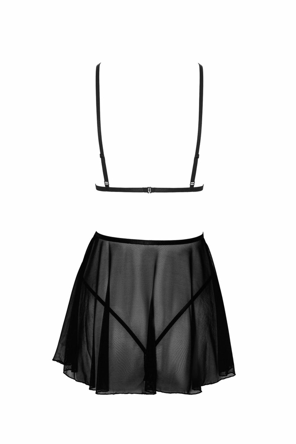 Бебі-дол Kissable French Kiss Babydoll Noir Handmade