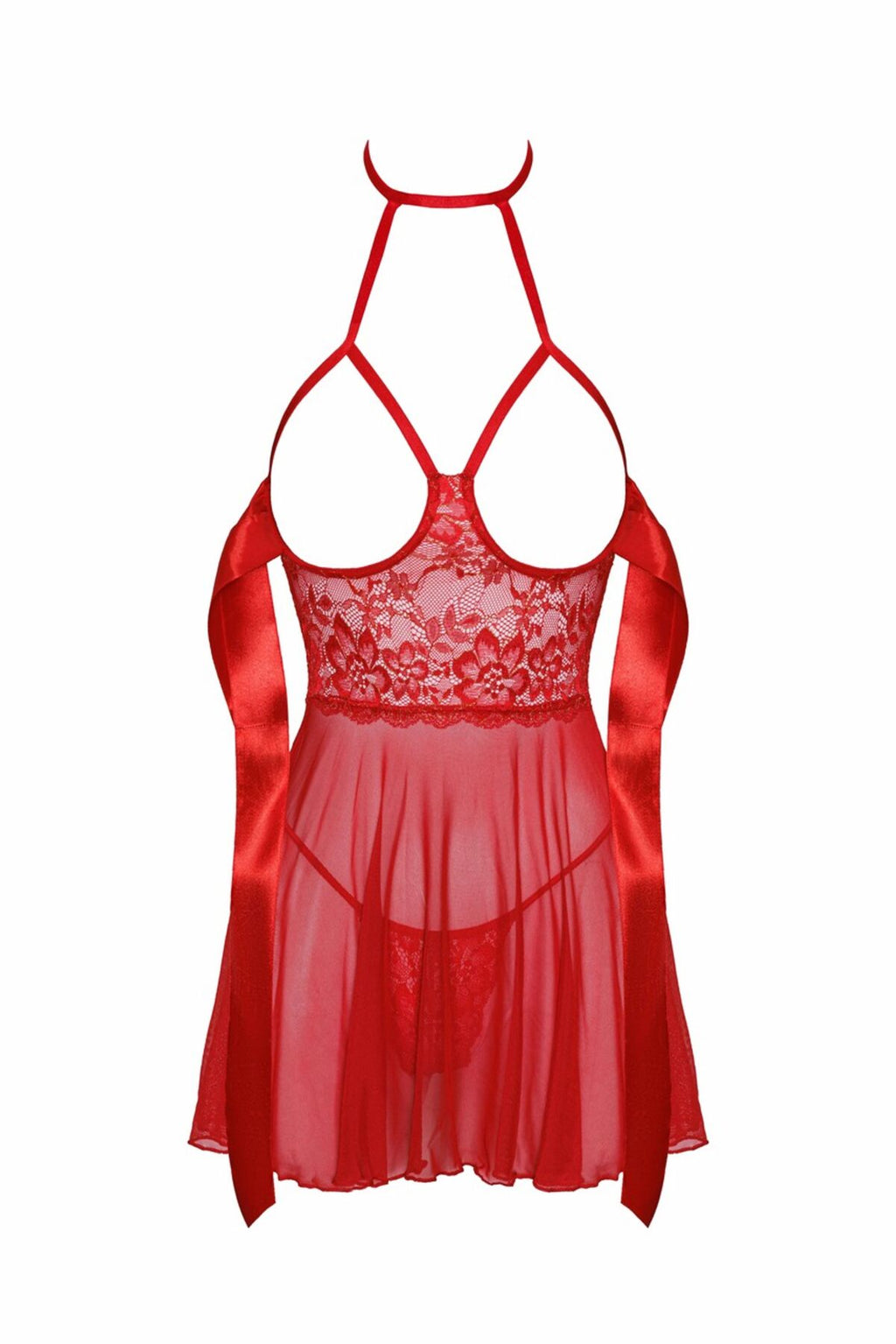Бебі-дол Kissable Sexy Kiss Babydoll Noir Handmade
