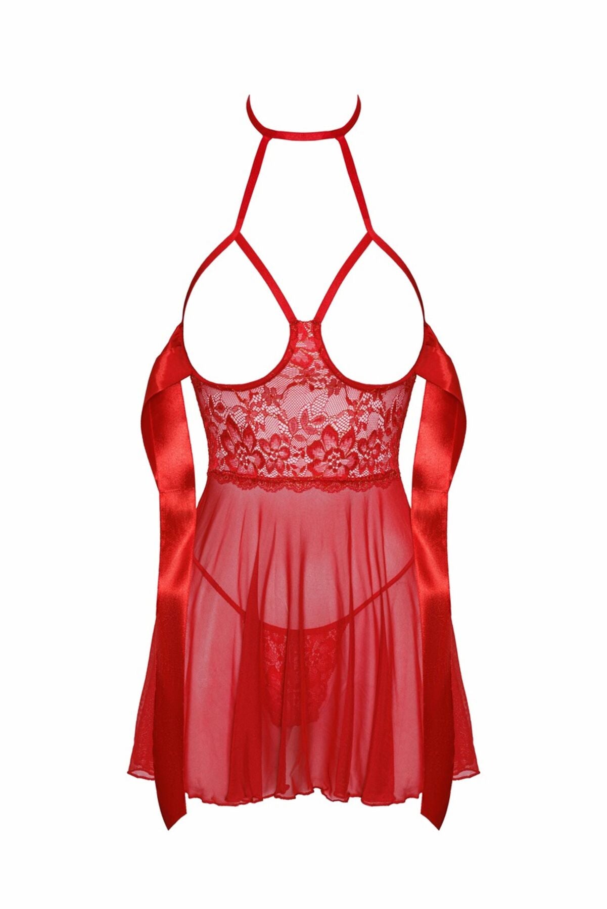 Бебі-дол Kissable Sexy Kiss Babydoll Noir Handmade