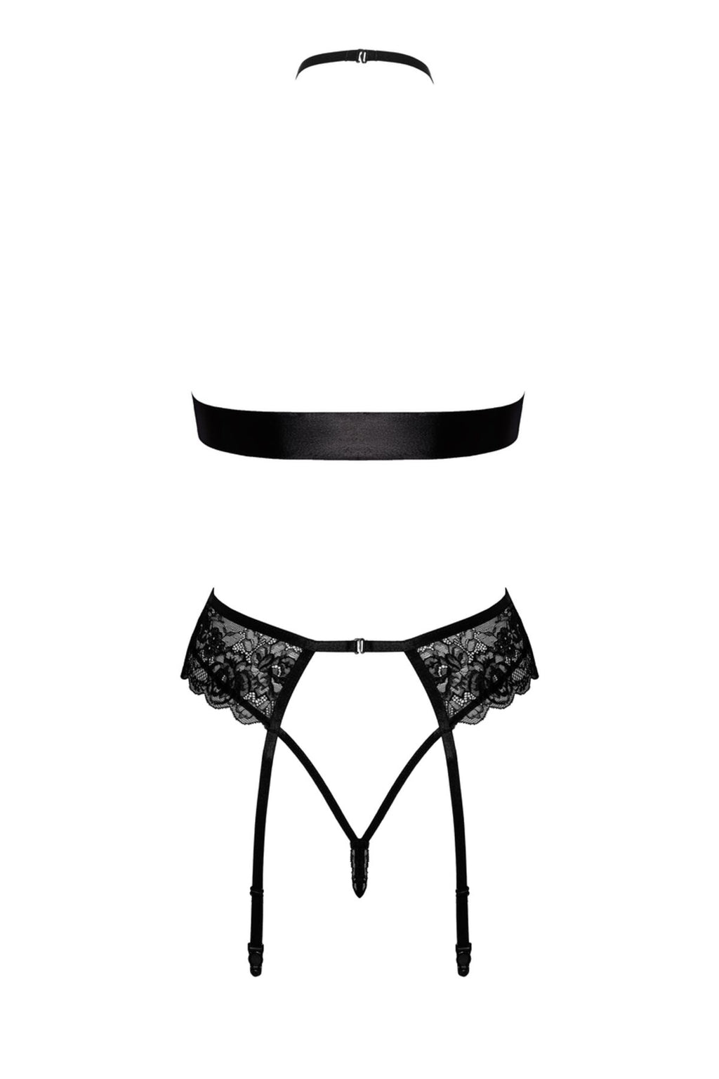 Комплект Kissable Bondage Kiss Set Noir Handmade