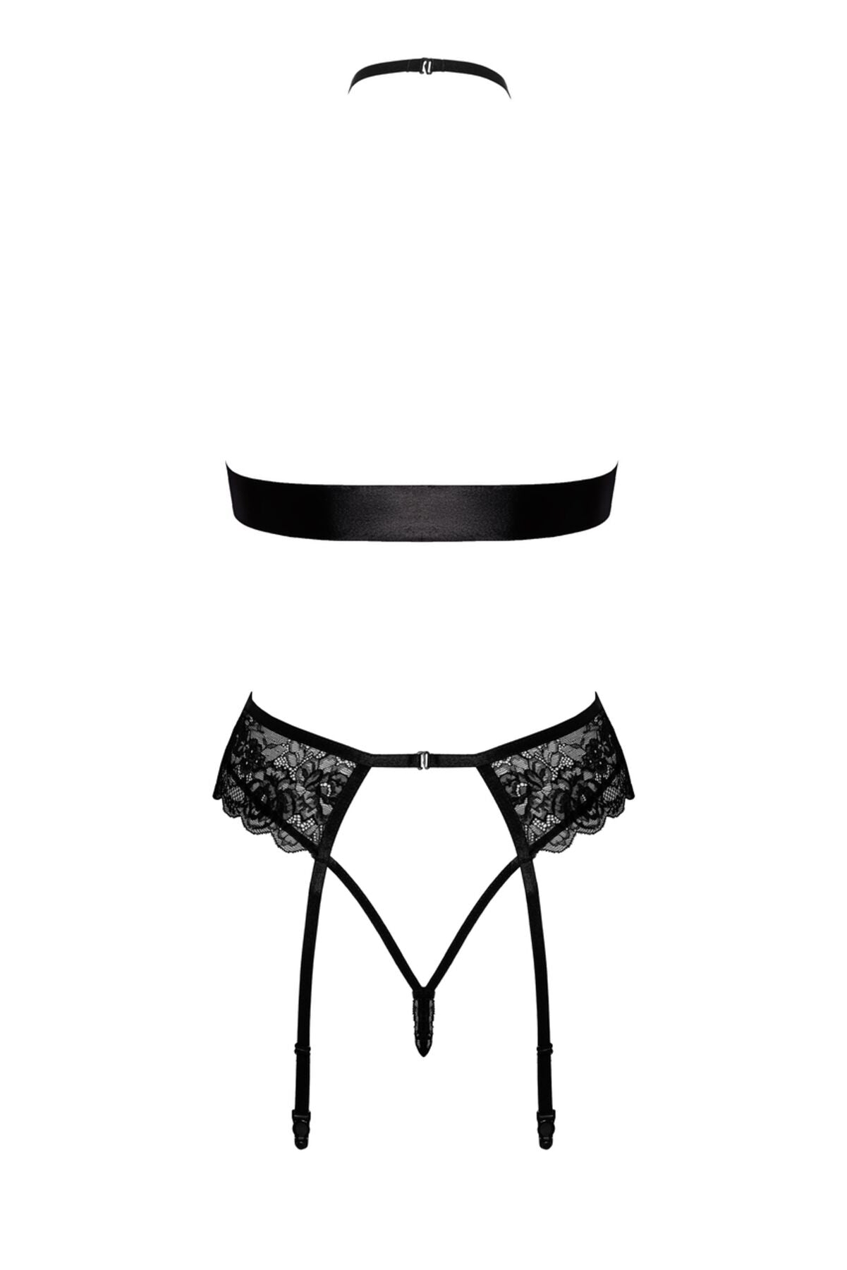 Комплект Kissable Bondage Kiss Set Noir Handmade